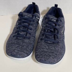 S Sport Women’s Navy Blue Sport Memory Foam Lace Up Athletic Sneakers